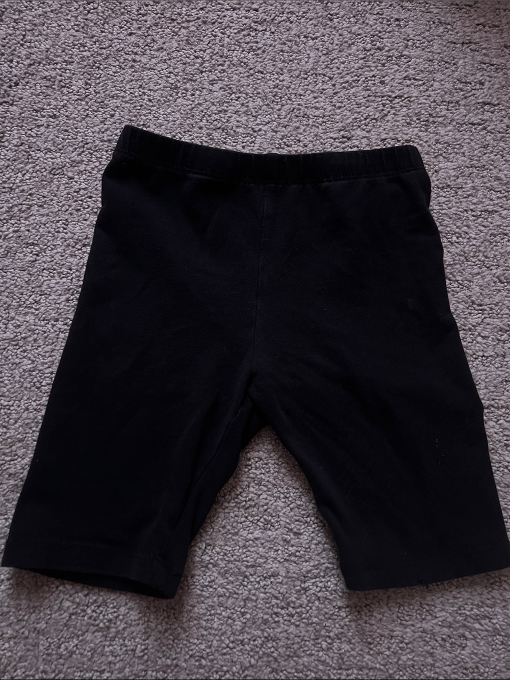 H&M black biker shorts